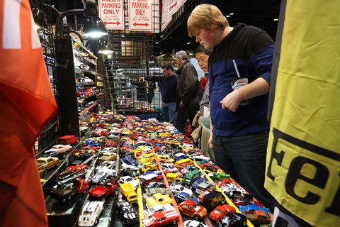 Model cars for sale in the Allied Area of the Chicago Auto Show