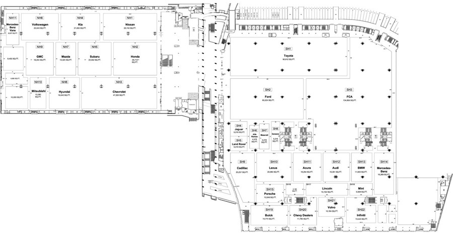 Exhibitor Floor Plan - Exhibitor | Chicago Auto Show 2016